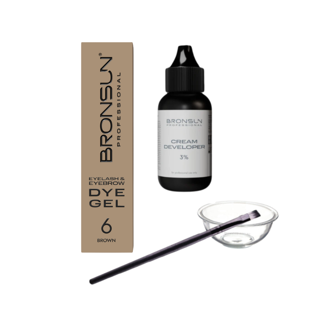 Bronsun Lash &amp; Brow Gel Dye Kit - 