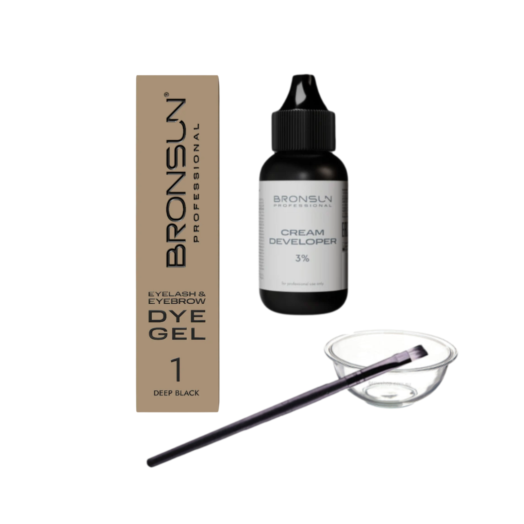 Bronsun Lash &amp; Brow Gel Dye Kit - 