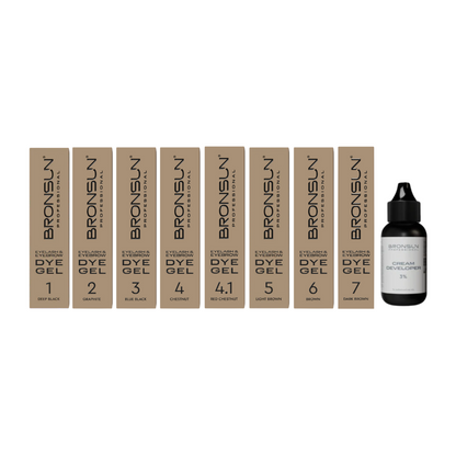 NEW! BRONSUN - Hybrid Dye Kit with Developer - New and Improved Formula