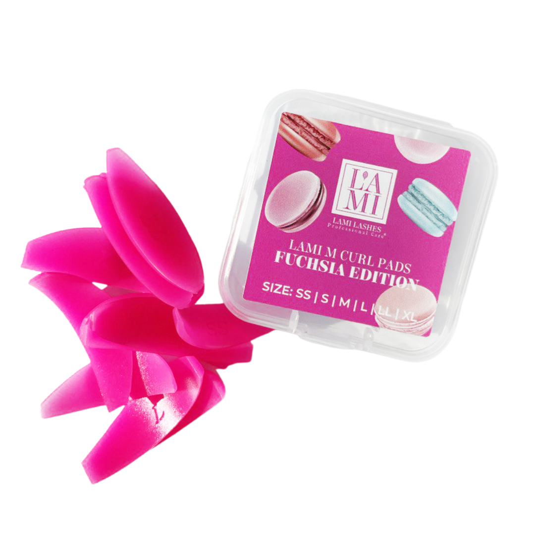 LAMI LASHES - M Curl Pads - Fuchsia (6 pairs in a box)