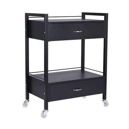 Bella 2 Drawer Trolley - Black