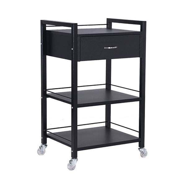 Bella 1 Drawer Trolley - Black