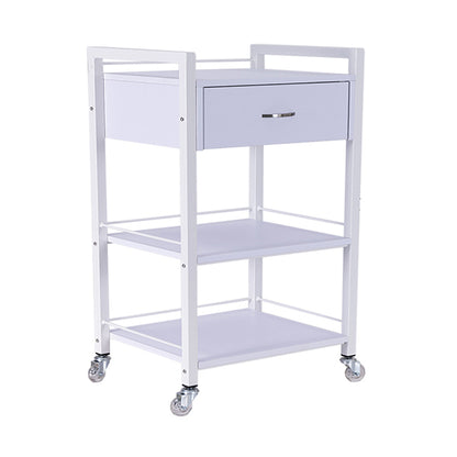 Bella 1 Drawer Trolley - White