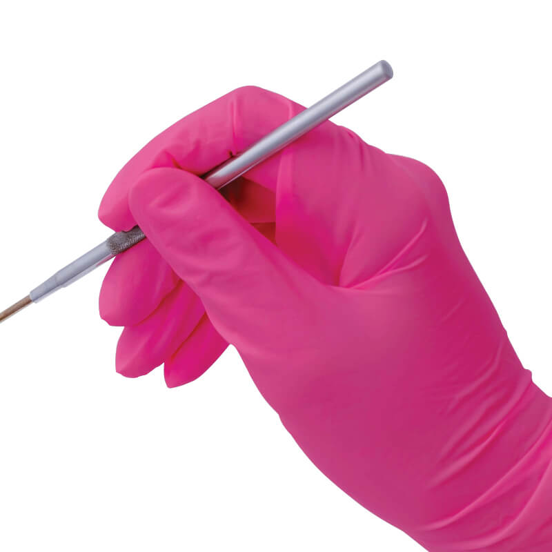 Disposable Nitrile Gloves -  PINK (200pcs) XL