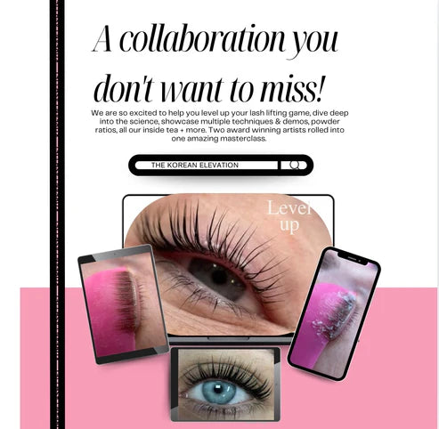 PRE-SALE - The Brow Geek - ONLINE MASTERCLASS - Korean Lash Lift (12th October 2025)