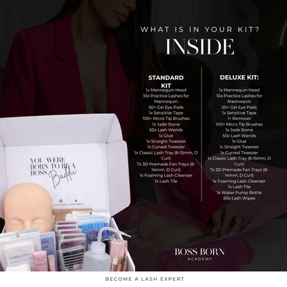 Boss Born Academy - Beginner Lash Extension Mastery + Business Online Course