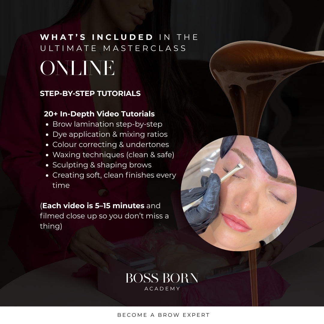 Boss Born Academy - Brow Mastery + Business Online Course