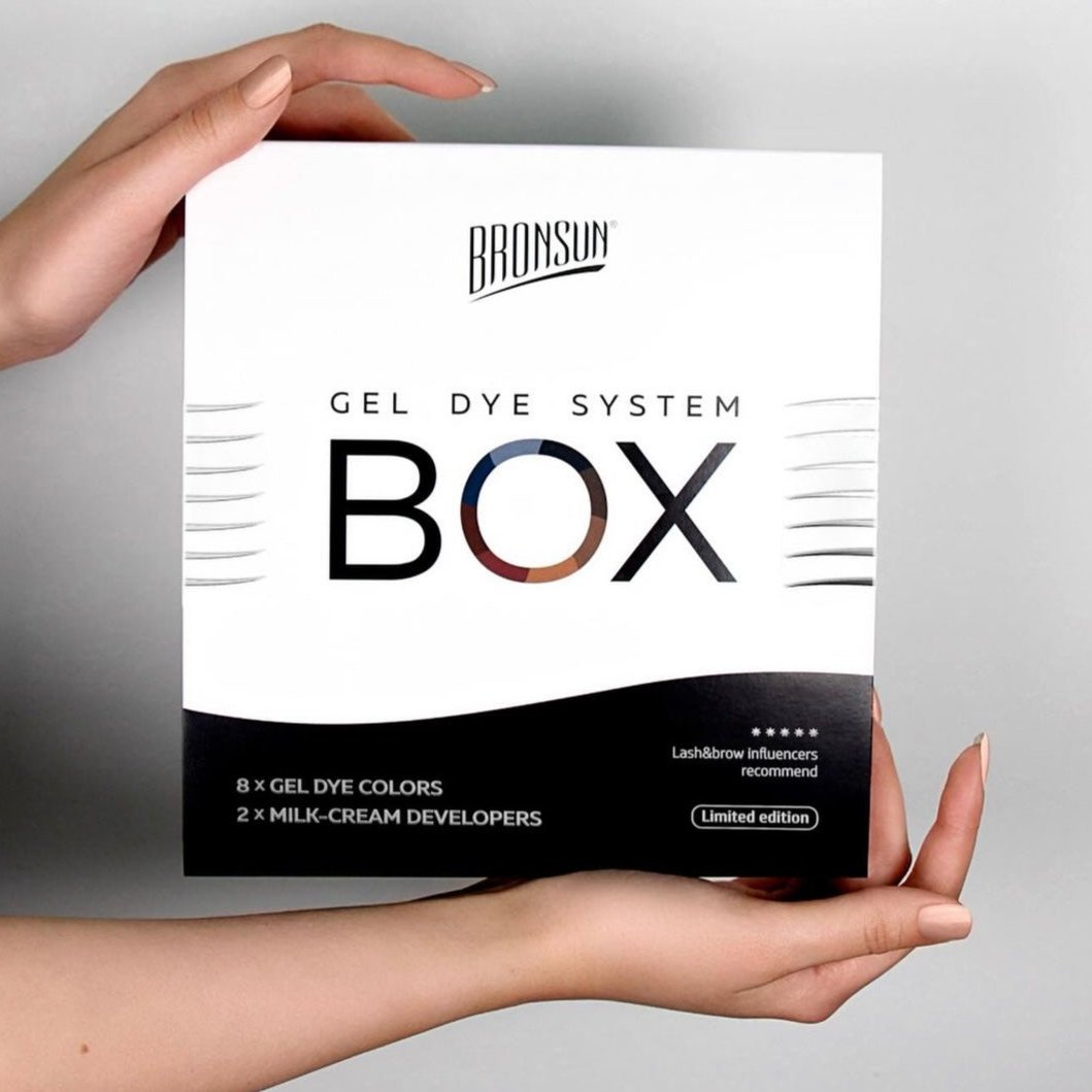 BRONSUN - Hybrid Eyebrow and Eyelash Dye Box Set - All colours + 2 developers!