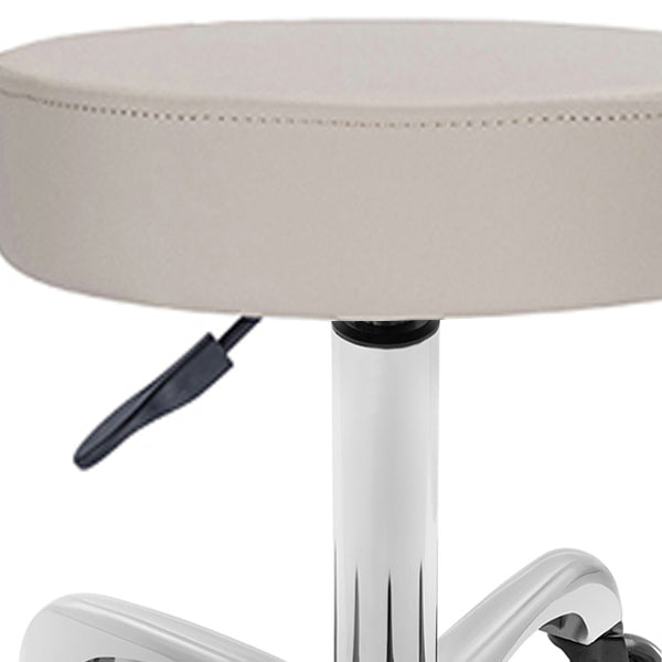 Round Medi Stool - Latte