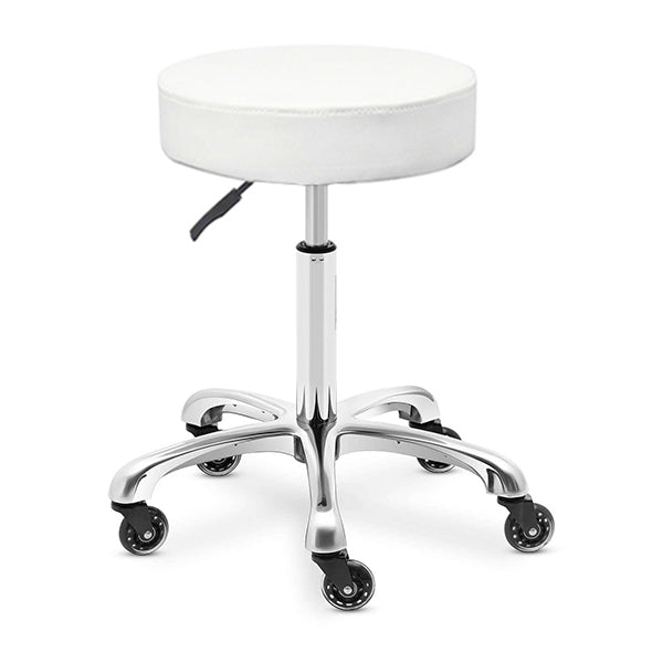 Round Medi Stool - White