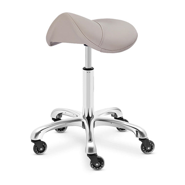 Saddle Medi Stool - Latte