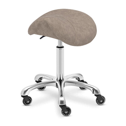 Saddle Medi Stool - Taupe