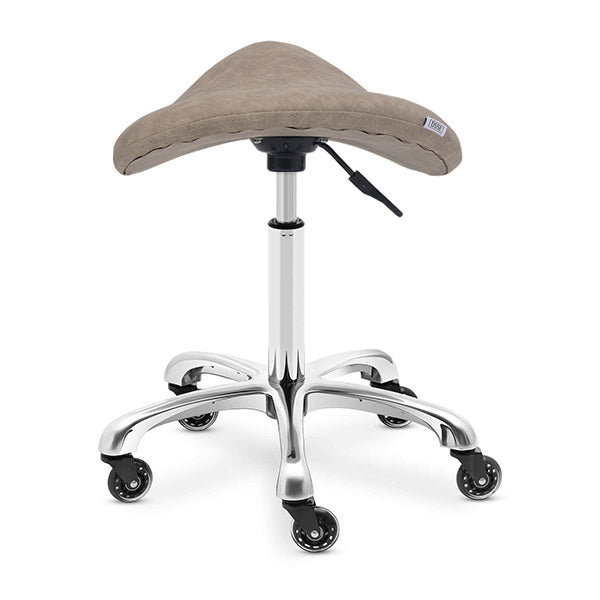 Saddle Medi Stool - Taupe