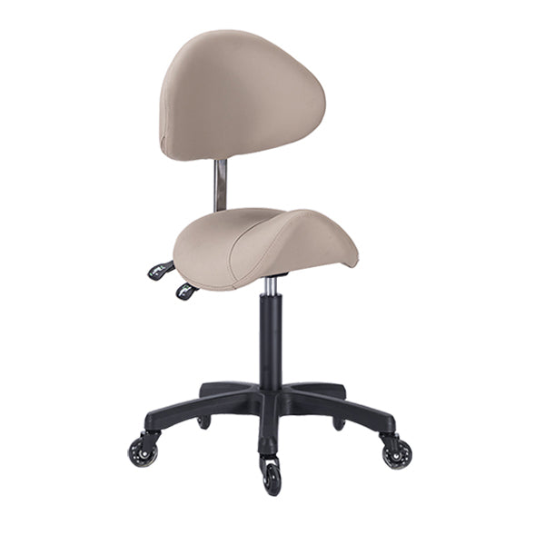 Saddle S2 Medi with Tilt Stool - Latte