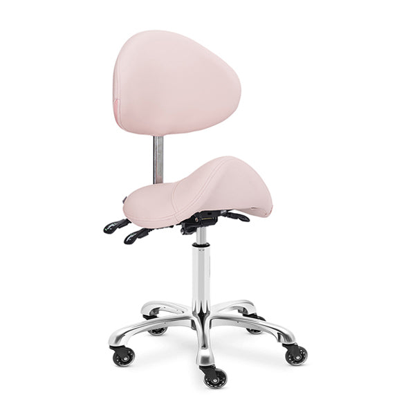 Saddle Medi with Tilt Stool - Pink