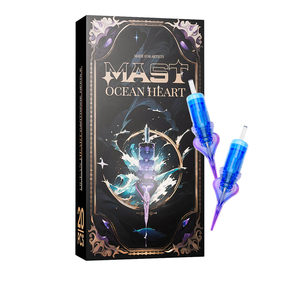 Mast Ocean Heart Cartridges - 1 Round Liner (Choose Your Type)