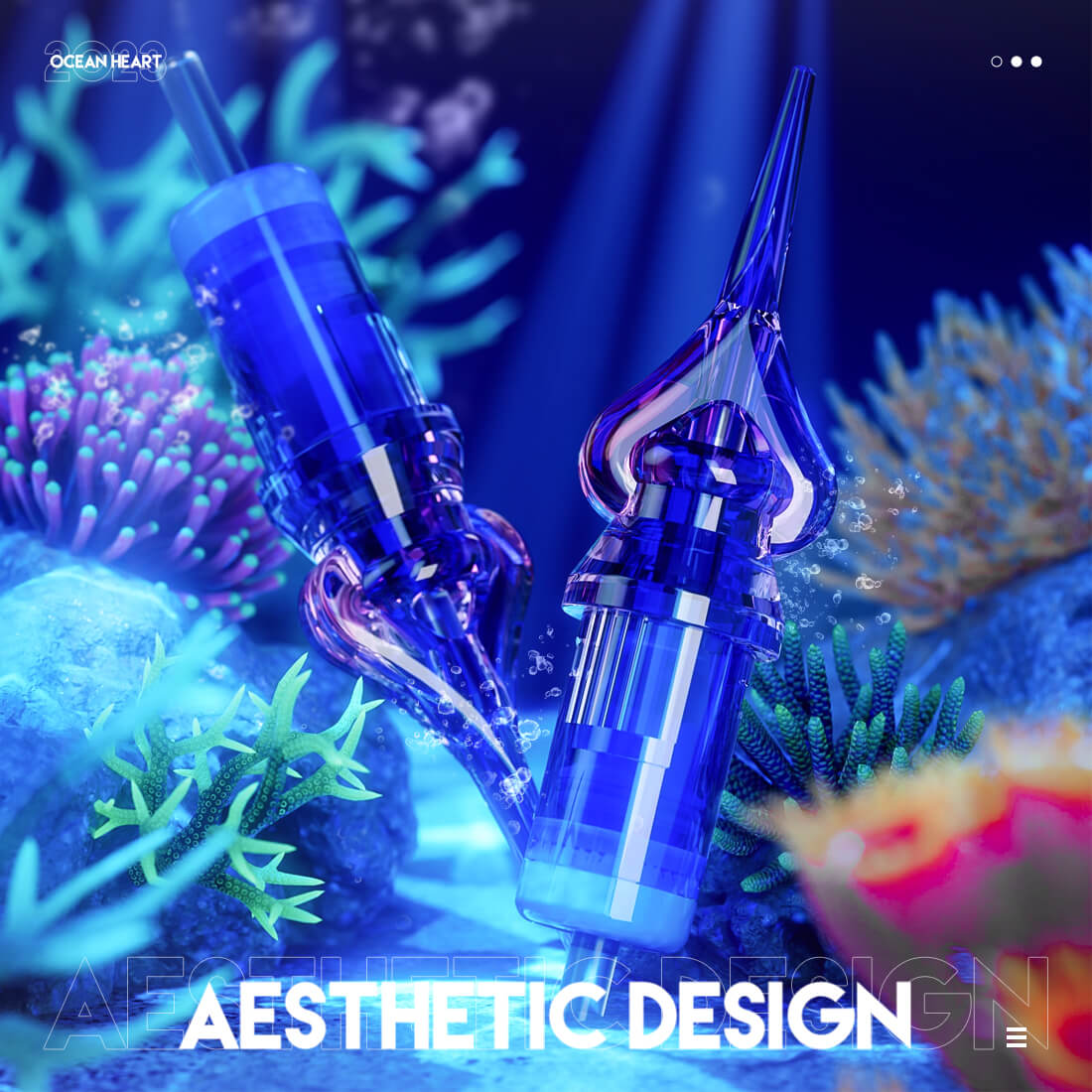 Mast Ocean Heart Cartridges - 1 Round Liner MT (Choose Your Type)