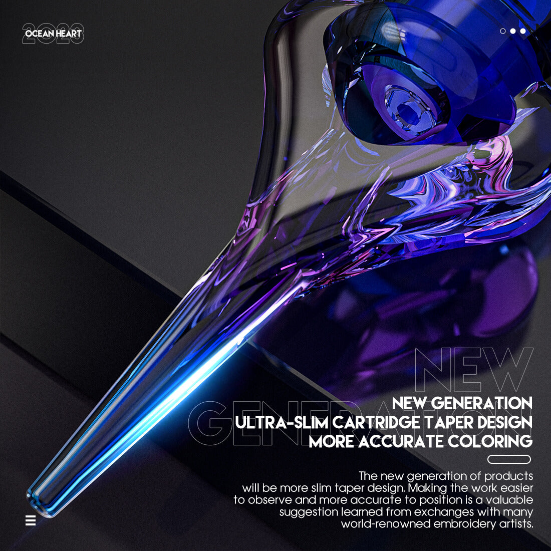 Mast Ocean Heart Cartridges - 1 Round Liner MT (Choose Your Type)