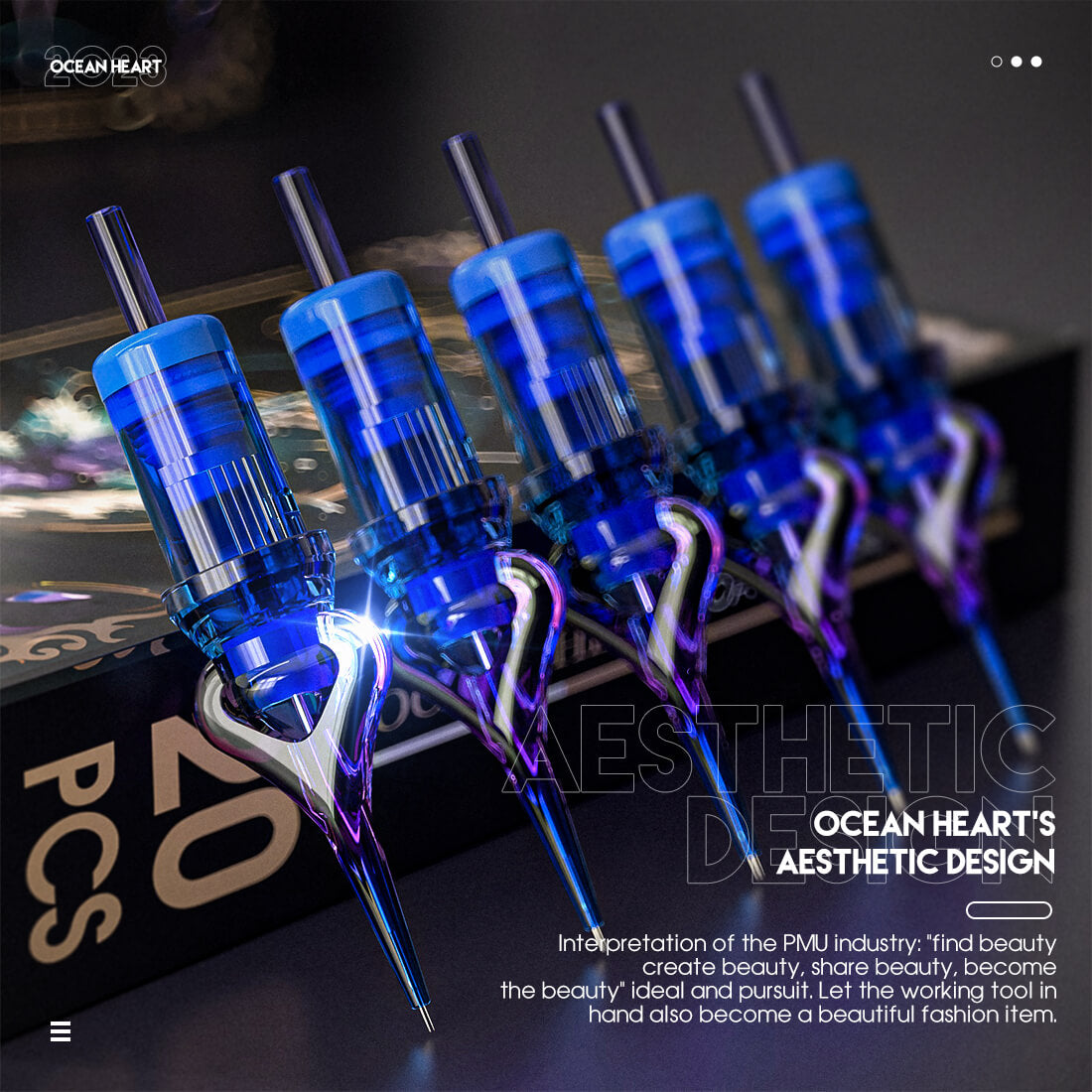 Mast Ocean Heart Cartridges - 1 Round Liner MT (Choose Your Type)