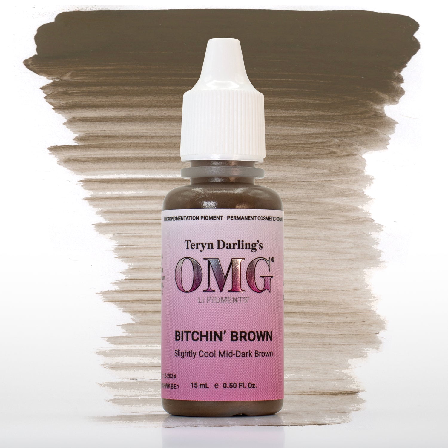 PRE-ORDER AVAILABLE - OMG Brow Pigment - Bitchin Brown 15ml