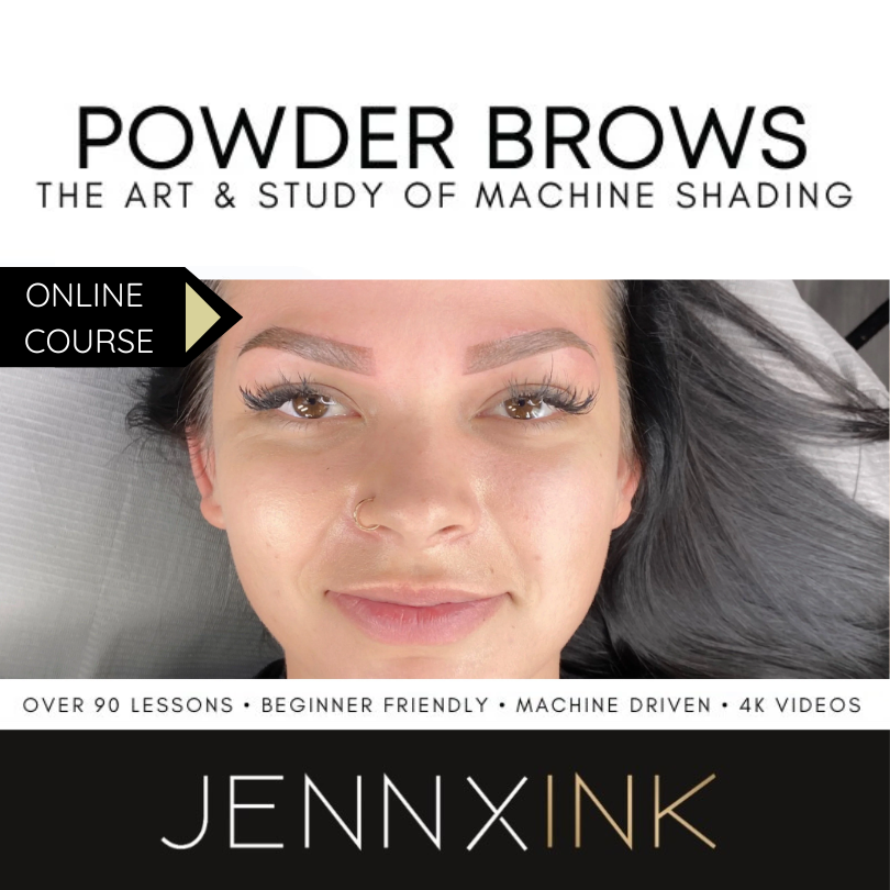 JennXink Online Course - Powder Ombre Brows