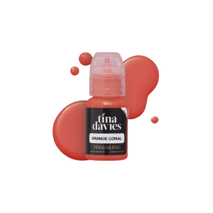 Tina Davies I Love Ink LIP Pigment - Orange Coral 15ml