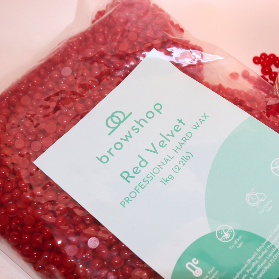 Browshop Red Velvet Hard Wax Beads (100g/1kg)