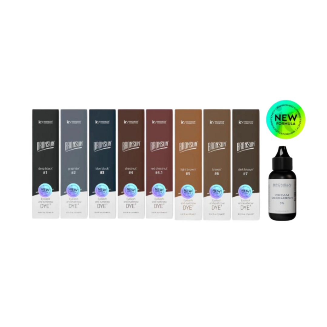 NEW! BRONSUN - Hybrid Dye Kit with Developer - New and Improved Formula