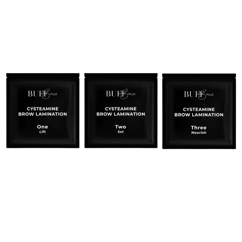 Buff Browz Cysteamine (BROW) Lamination Kit - Sachets ALL 3 Steps