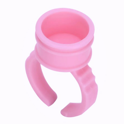 Pigment Cup Rings - Pink - Medium (100/500pcs)