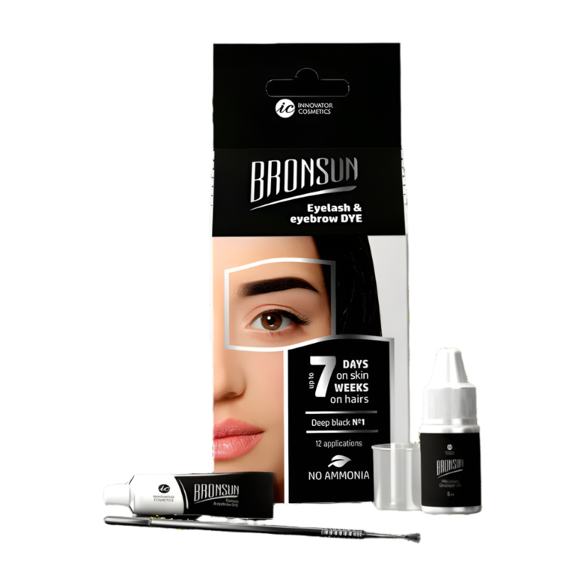 BRONSUN - Eyelash and Eyebrow Dye Home Kit (Choose Your Colour)