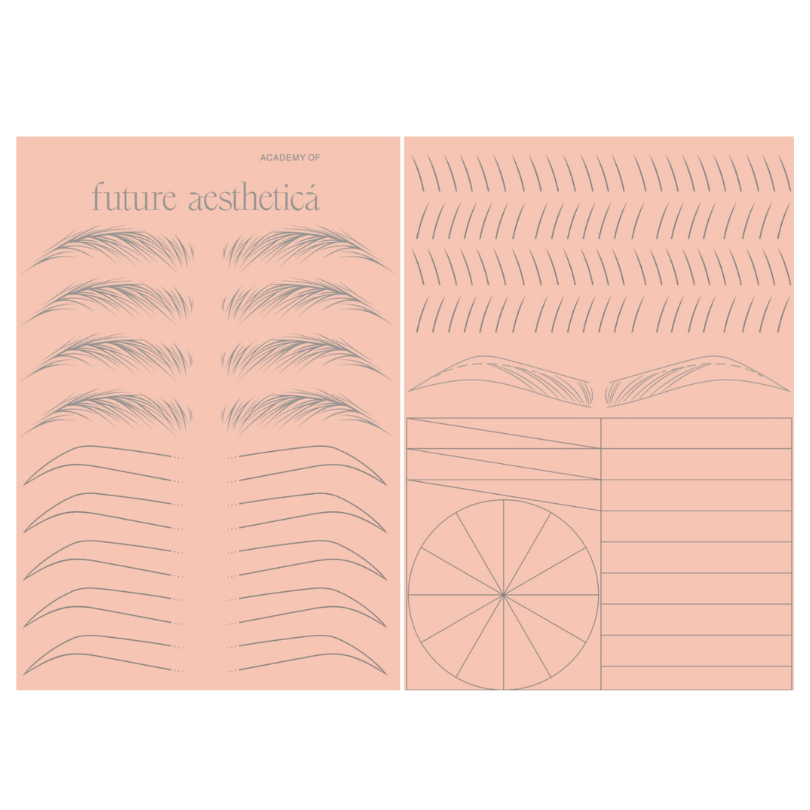 Future Aesthetica - Silicone Practice Pad - Brows