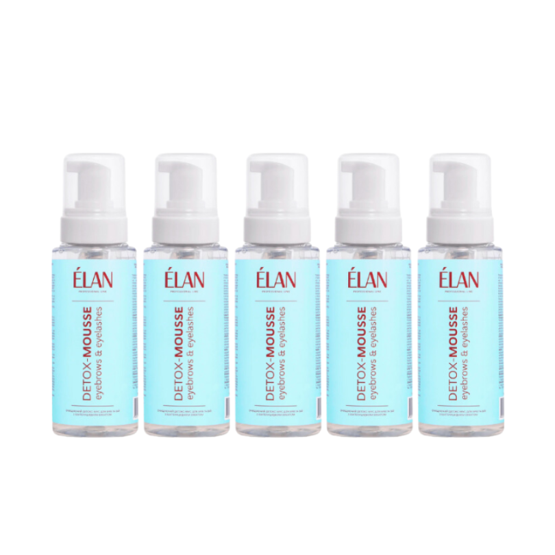 ÉLAN - Cleansing Detox-Mousse for Eyebrows and Eyelashes 150ml (Wholesale 5 pack, RRP $29.95 Each)