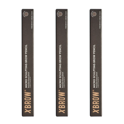 XLASH - Xbrow Micro Sculpting Brow Pencil - Soft Brown (Wholesale 3 Pack, RRP $32.95 Each)