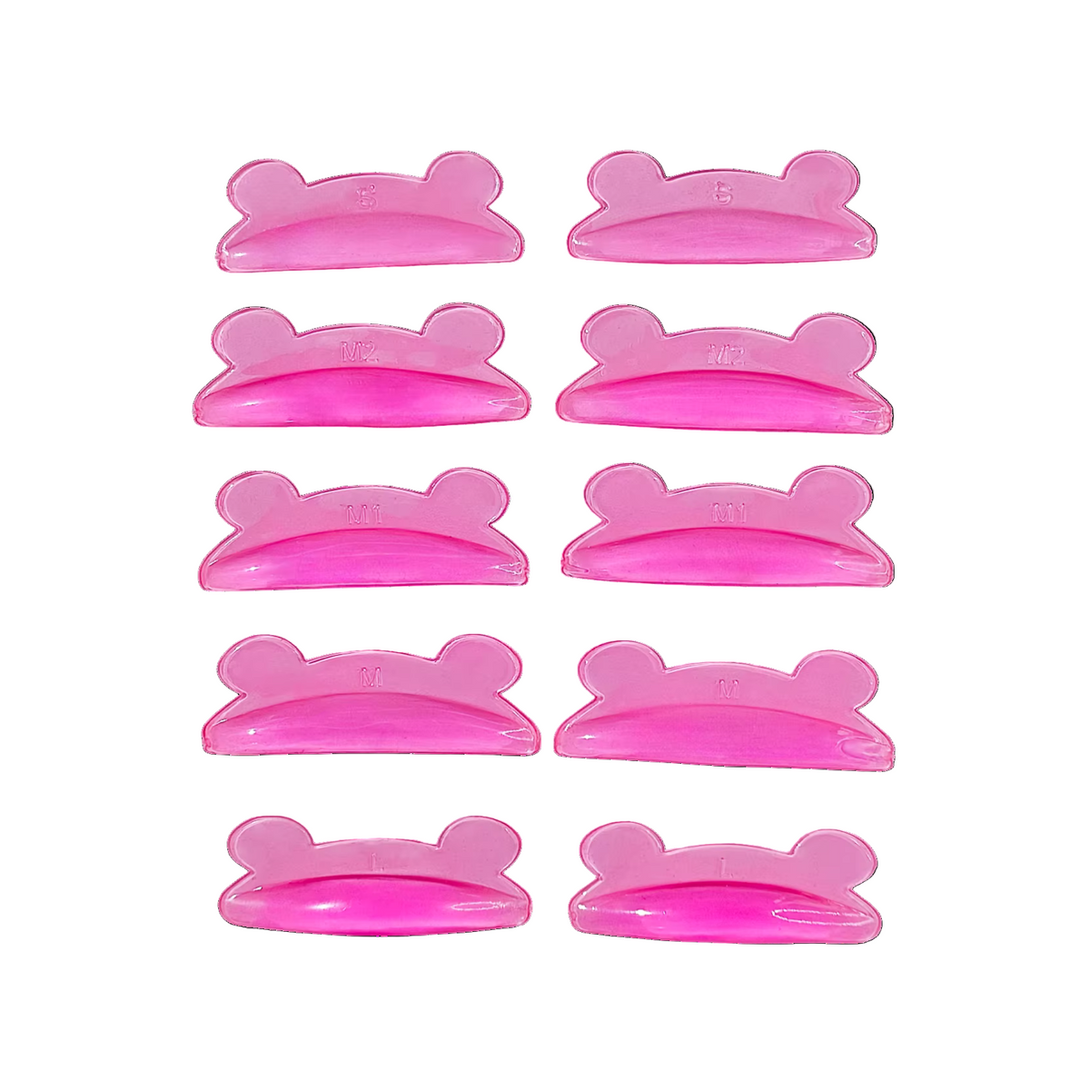 Jelly Bear Lash Lift Shields - Pink