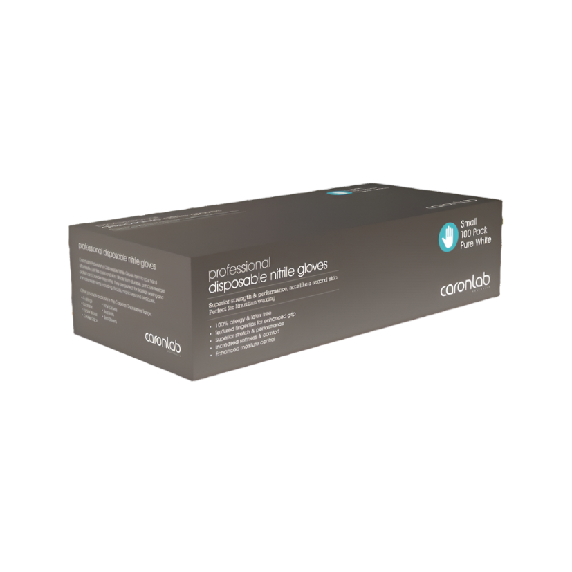 CARONLAB - Nitrile Gloves Powder Free (Black) SMALL