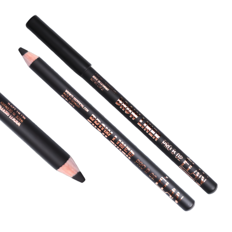 ÉLAN - Powder Eyebrow Pencil «Brow Liner Pro» B 02 Dark brown