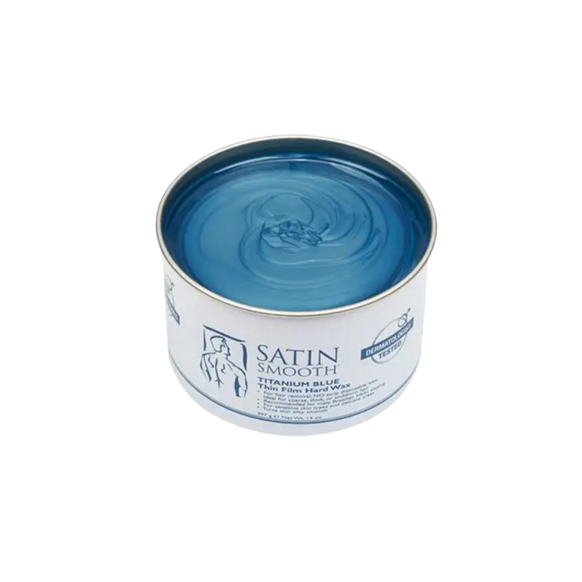 SATIN SMOOTH - Titanium Blue Thin Film Hard Wax, 396g