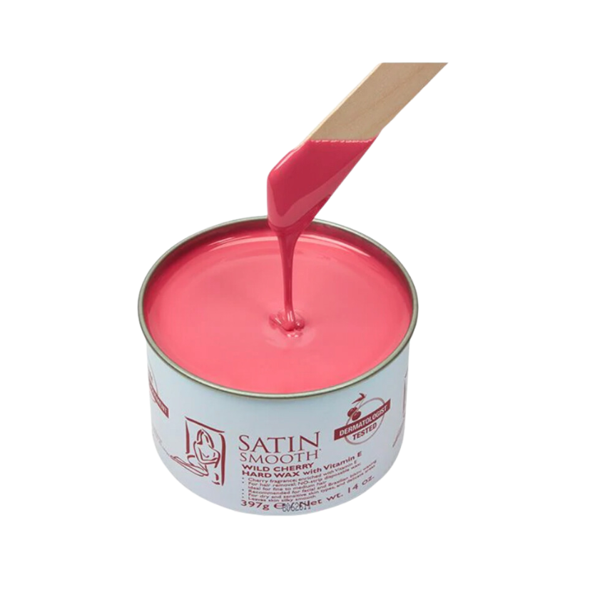 SATIN SMOOTH - Wild Cherry Hard Wax with Vitamin E