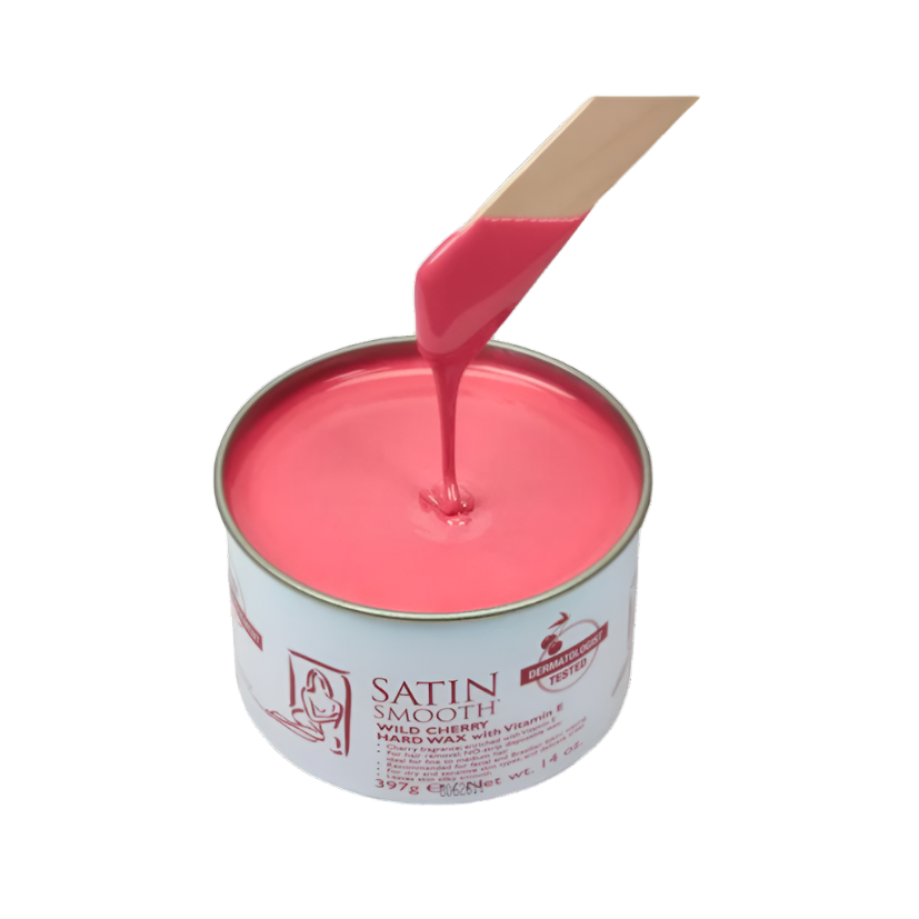 SATIN SMOOTH - Wild Cherry Hard Wax with Vitamin E