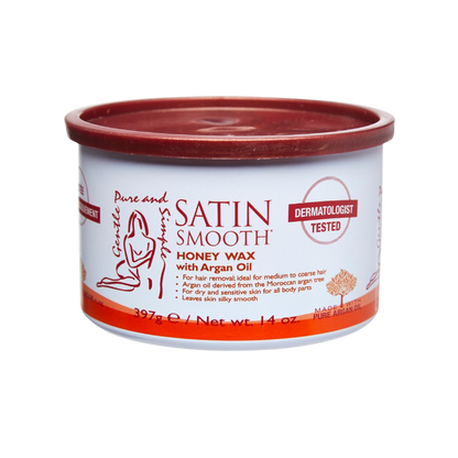 SATIN SMOOTH - Honey Wax With Argan Oil, 396g