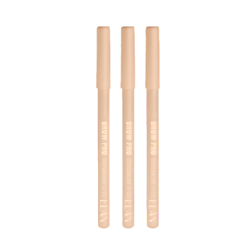 ÉLAN - Multi-purpose Concealer Pencil - Brow Pro Concealer - C 02 warm nude (Wholesale 3 pack, RRP $20.95 Each)