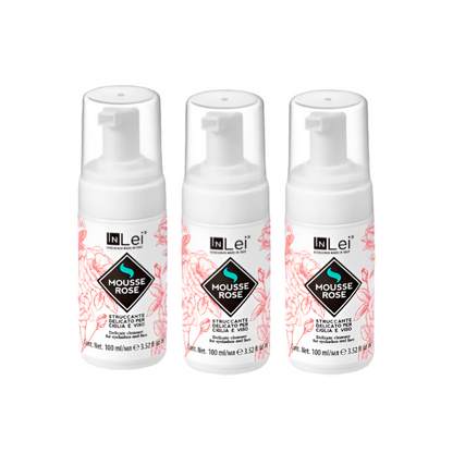 InLei® - Delicate Mousse Cleanser, Rose (100 ml) (Wholesale 3 pack, RRP $32.95 Each)
