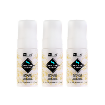 InLei® - Delicate Mousse Cleanser, Avena (100 ml) (Wholesale 3 pack, RRP $32.95 Each)