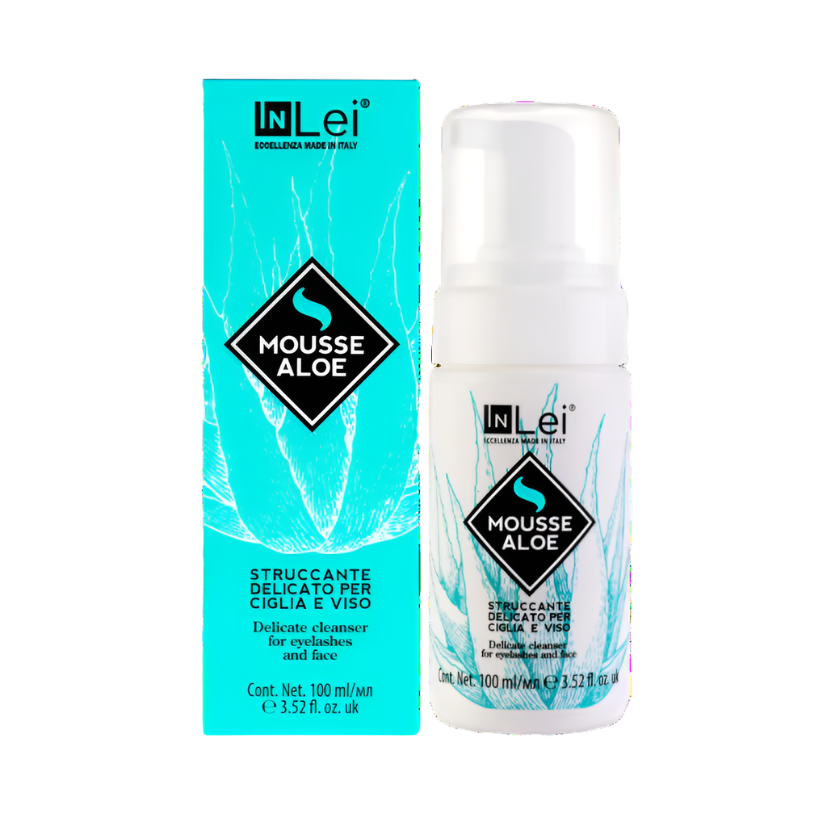 InLei® - Delicate Mousse Cleanser, Aloe (100 ml) (Wholesale 3 pack, RRP $28.95 Each)