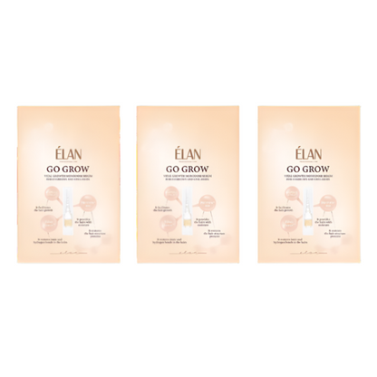 ÉLAN - Go Grow -  Vital Growth Monodose Serum, 10 x 1.5ml (Wholesale 3 pack, RRP $39.95 Each)