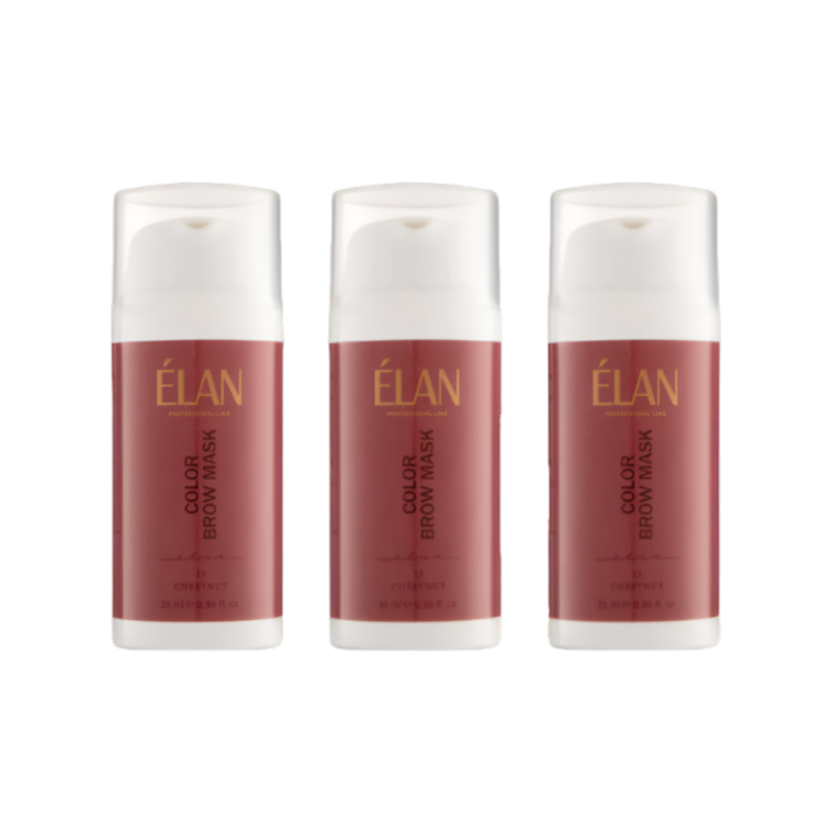 ÉLAN - Colour Brow Mask: 2 In 1 (3 Colours Available) (Wholesale 3 pack, RRP $35 Each), 25ml