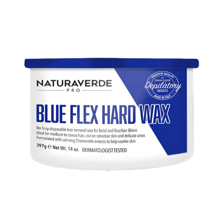 NATURAVERDE PRO - Blue Flex Hard Wax (397g)