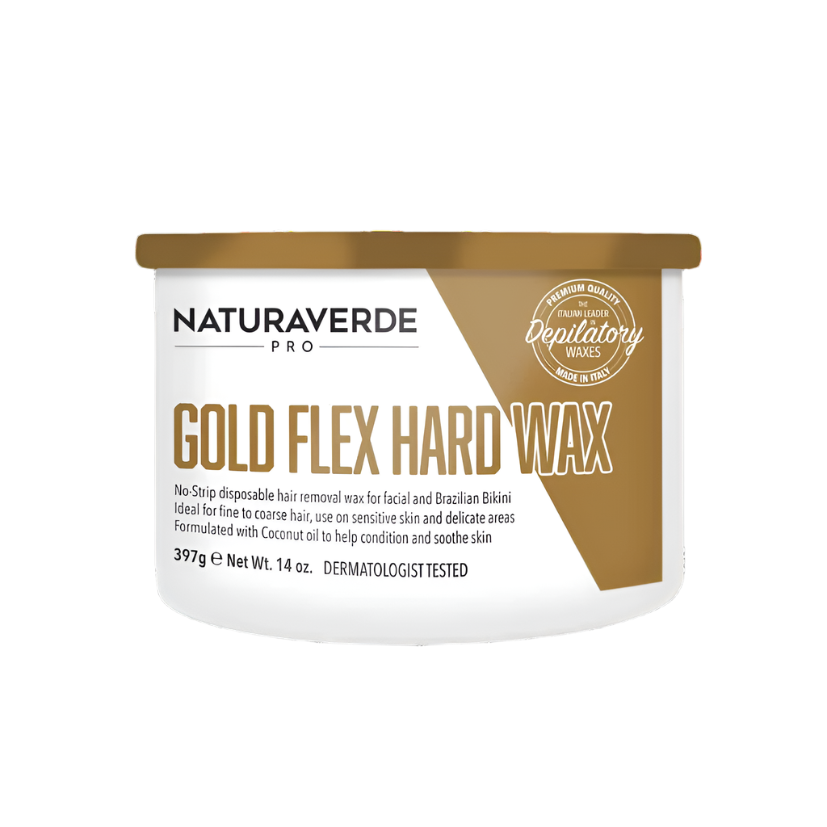 NATURAVERDE PRO - Gold Flex Hard Wax (397g)