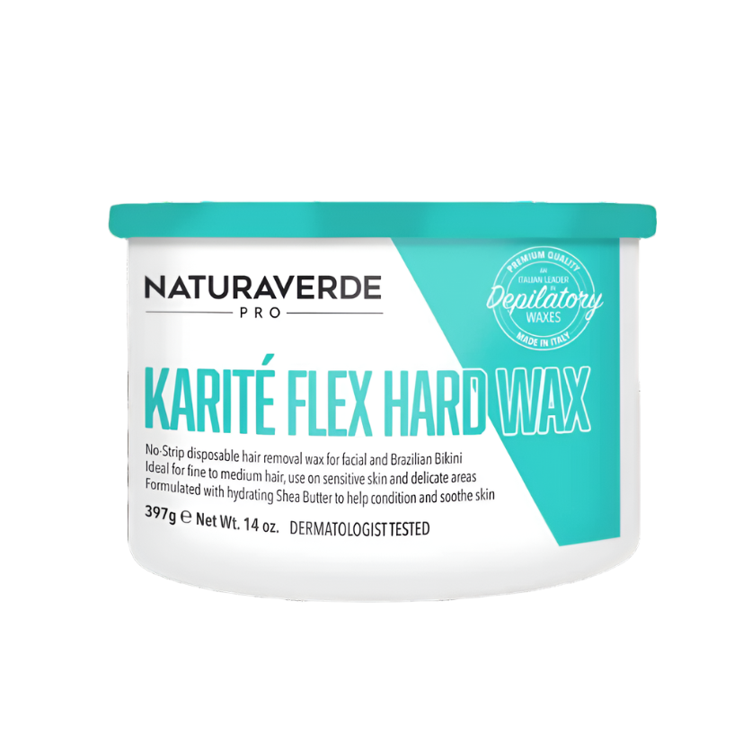 NATURAVERDE PRO - Karite Flex Hard Wax (397g)